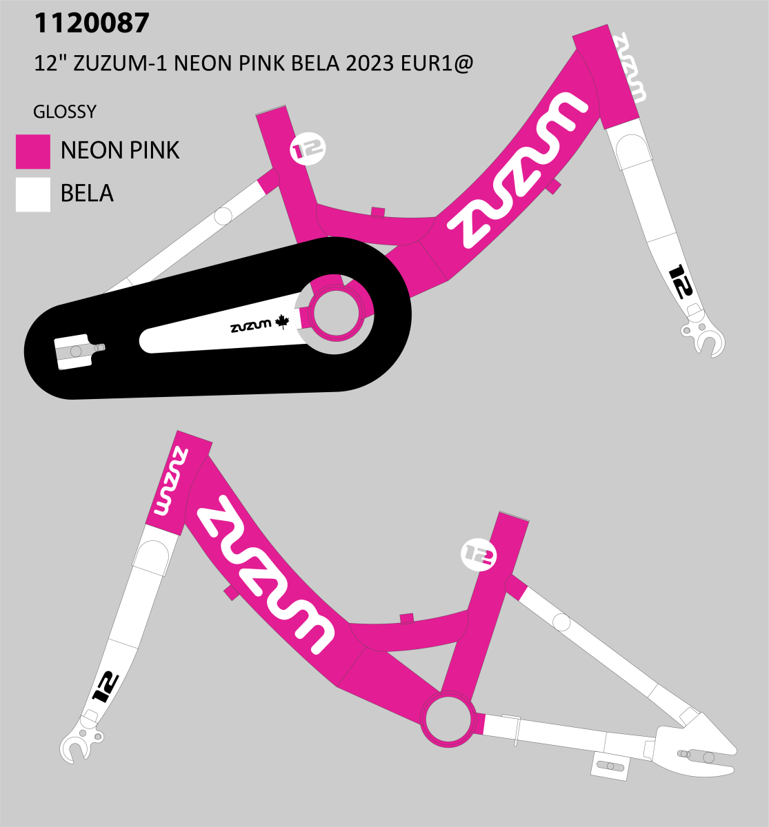 F.RAM CASSINI 12 zuzum-1 neon pink bela 2023 eur1@